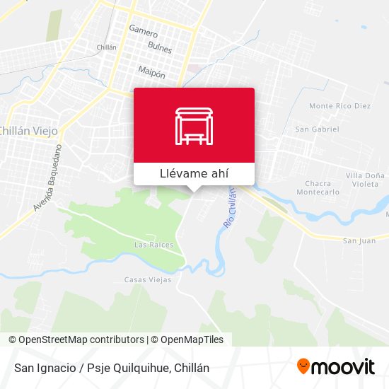 Mapa de San Ignacio / Psje Quilquihue