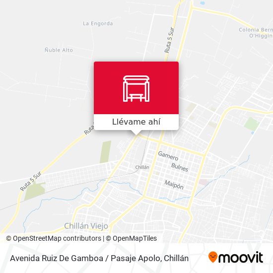 Mapa de Avenida Ruiz De Gamboa / Pasaje Apolo