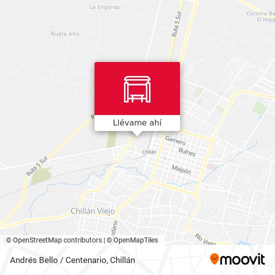 Mapa de Andrés Bello / Centenario