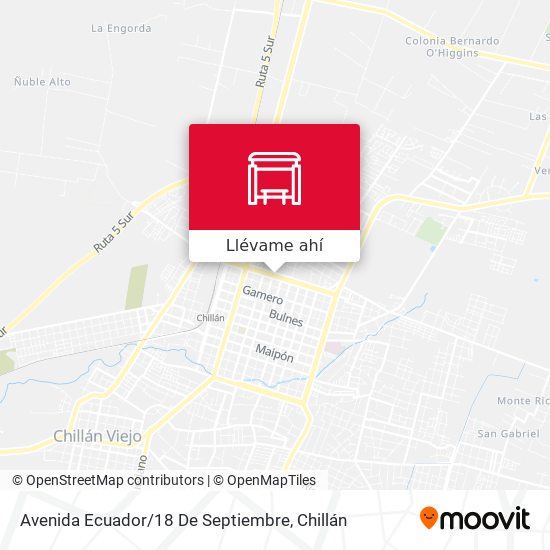 Mapa de Avenida Ecuador / 18 De Septiembre