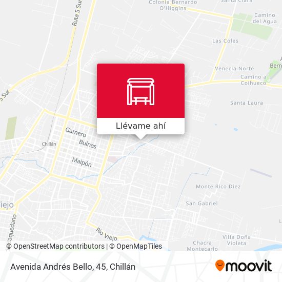 Mapa de Avenida Andrés Bello, 45