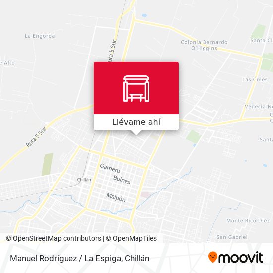 Mapa de Manuel Rodríguez / La Espiga