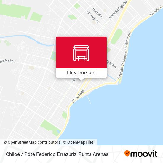 Mapa de Chiloé / Pdte Federico Errázuriz