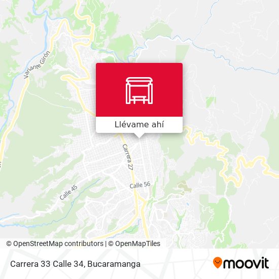 Mapa de Carrera 33 Calle 34