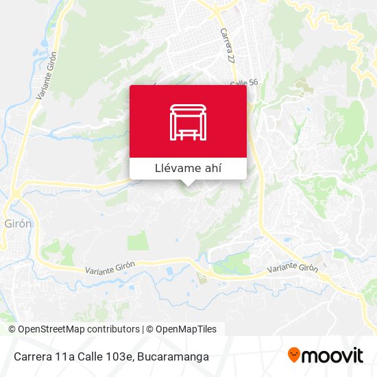 Mapa de Carrera 11a Calle 103e