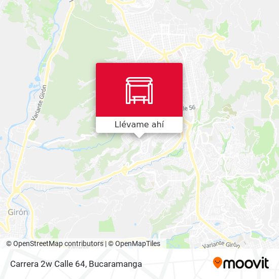 Mapa de Carrera 2w Calle 64