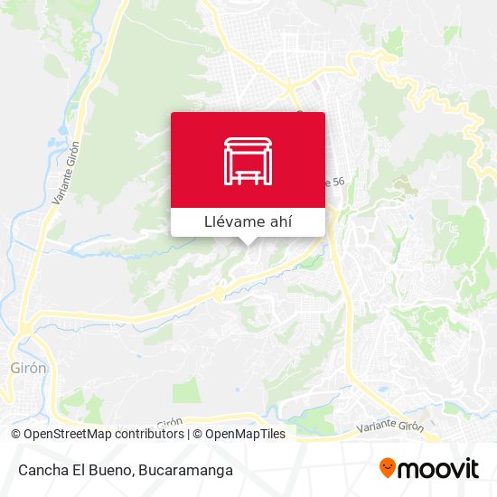 Mapa de Cancha El Bueno