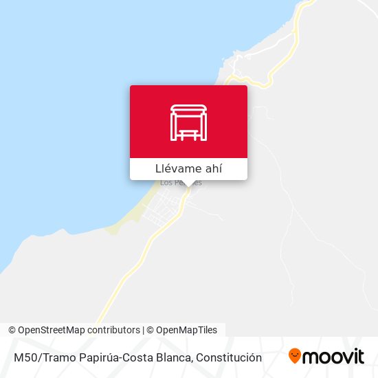 Mapa de M50/Tramo Papirúa-Costa Blanca