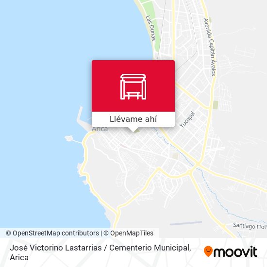 Mapa de José Victorino Lastarrias / Cementerio Municipal