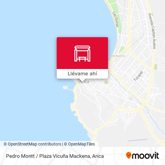 Mapa de Pedro Montt / Plaza Vicuña Mackena
