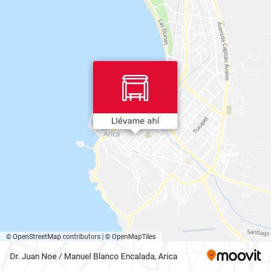 Mapa de Dr. Juan Noe / Manuel Blanco Encalada