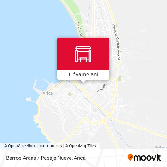 Mapa de Barros Arana / Pasaje Nueve