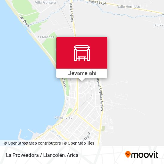 Mapa de La Proveedora / Llancolén