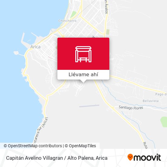 Mapa de Capitán Avelino Villagran / Alto Palena