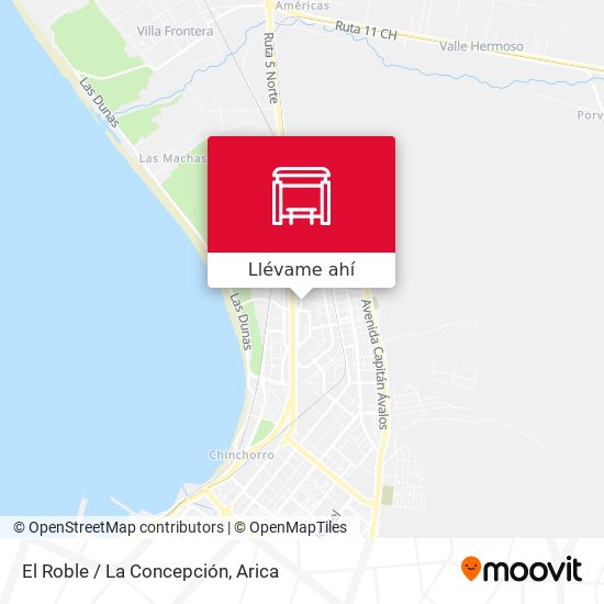 Mapa de El Roble / La Concepción