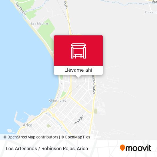 Mapa de Los Artesanos / Robinson Rojas
