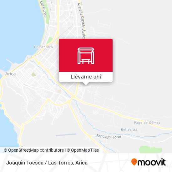 Mapa de Joaquin Toesca / Las Torres