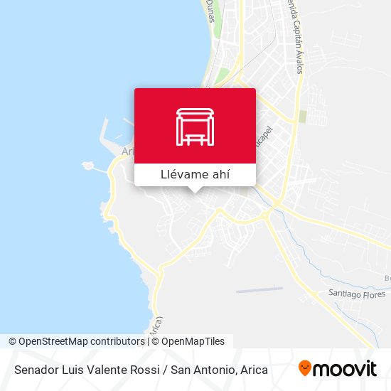 Mapa de Senador Luis Valente Rossi  / San Antonio