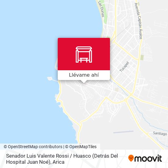 Mapa de Senador Luis Valente Rossi / Huasco (Detrás Del Hospital Juan Noé)