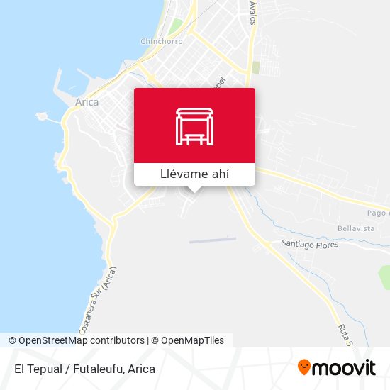 Mapa de El Tepual / Futaleufu