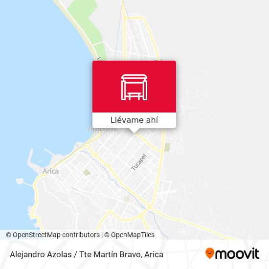 Mapa de Alejandro Azolas / Tte Martín Bravo