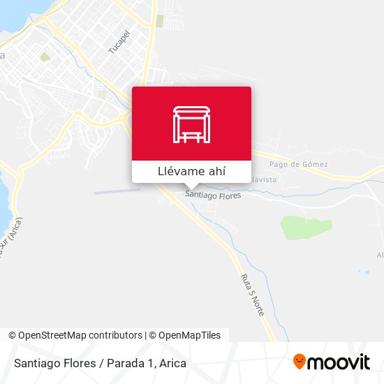 Mapa de Santiago Flores / Parada 1