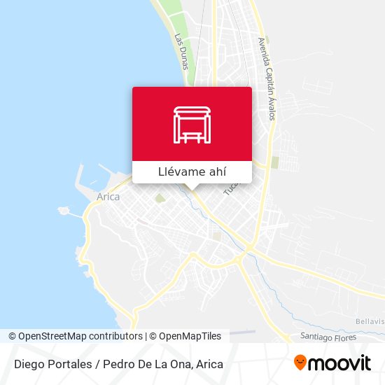 Mapa de Diego Portales / Pedro De La Ona