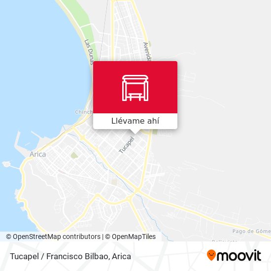 Mapa de Tucapel / Francisco Bilbao
