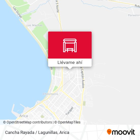 Mapa de Cancha Rayada / Lagunillas