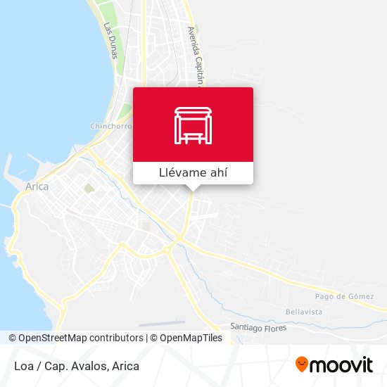 Mapa de Loa / Cap. Avalos
