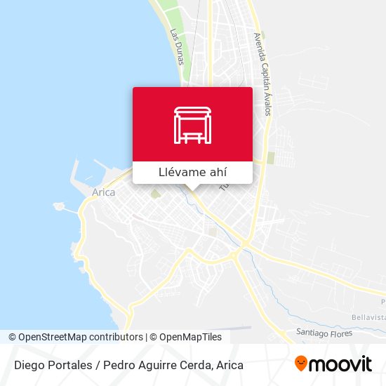 Mapa de Diego Portales / Pedro Aguirre Cerda