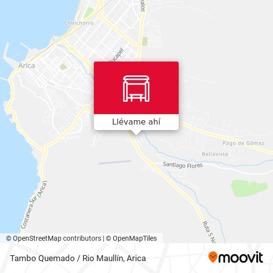 Mapa de Tambo Quemado / Rio Maullín