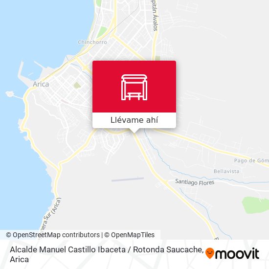Mapa de Alcalde Manuel Castillo Ibaceta / Rotonda Saucache