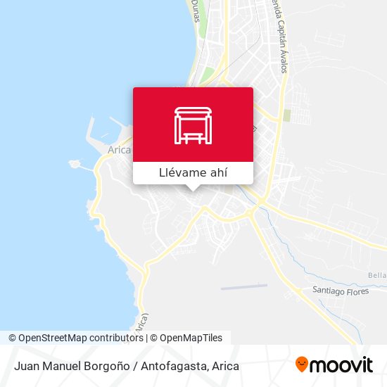 Mapa de Juan Manuel Borgoño / Antofagasta