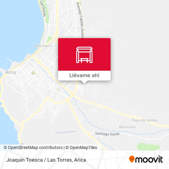 Mapa de Joaquin Toesca / Las Torres