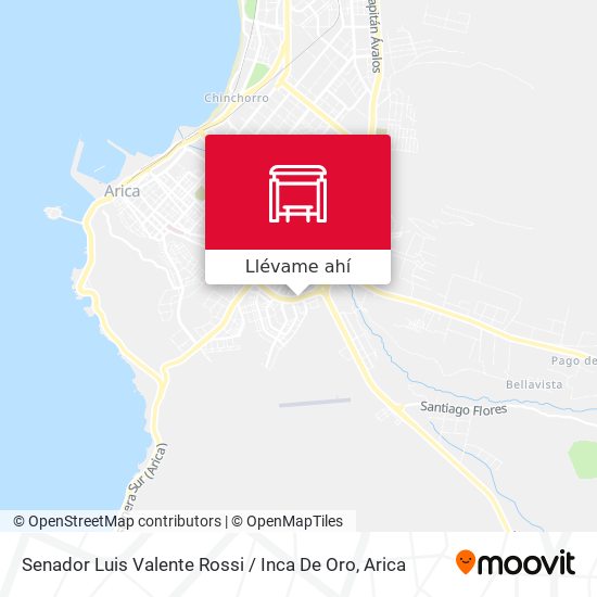 Mapa de Senador Luis Valente Rossi / Inca De Oro