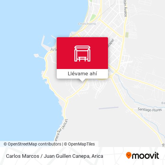 Mapa de Carlos Marcos / Juan Guillen Canepa