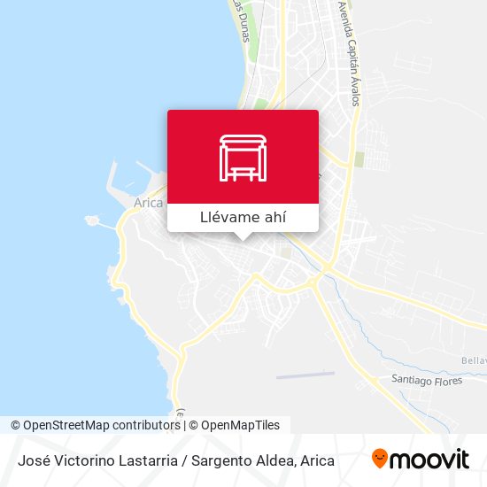 Mapa de José Victorino Lastarria / Sargento Aldea