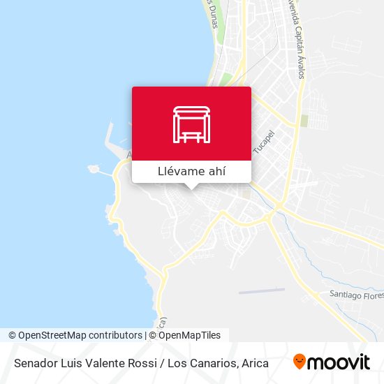 Mapa de Senador Luis Valente Rossi  / Los Canarios
