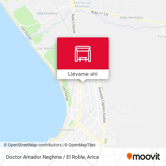 Mapa de Doctor Amador Neghme / El Roble