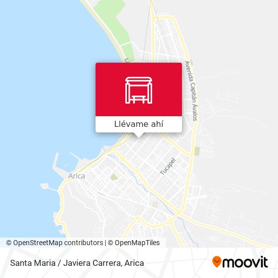 Mapa de Santa Maria / Javiera Carrera