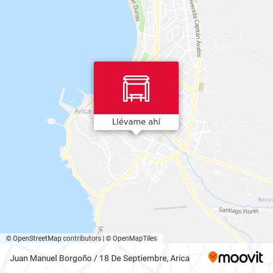 Mapa de Juan Manuel Borgoño / 18 De Septiembre