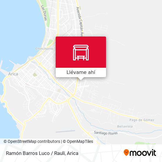Mapa de Ramón Barros Luco / Raulí