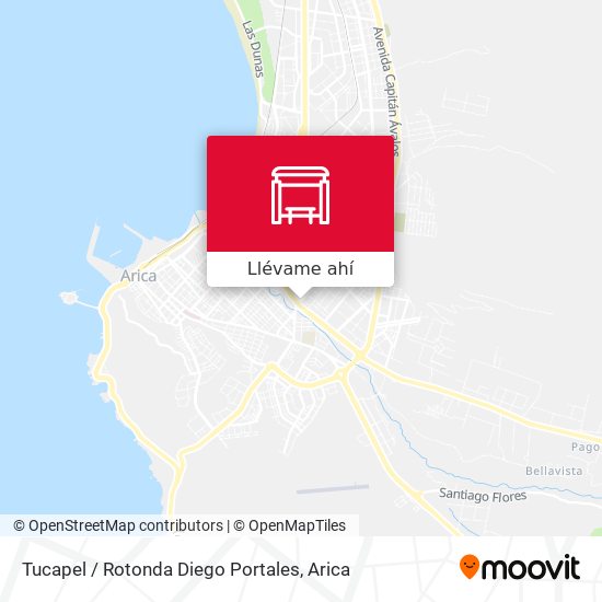 Mapa de Tucapel / Rotonda Diego Portales