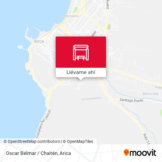 Mapa de Oscar Belmar / Chaitén