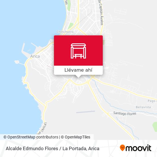 Mapa de Alcalde Edmundo Flores / La Portada