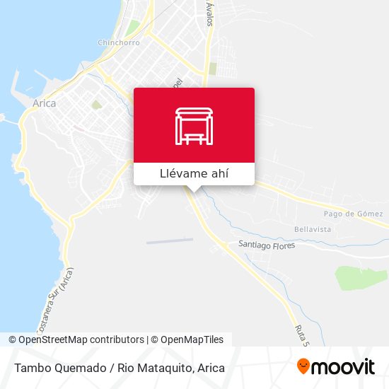 Mapa de Tambo Quemado / Rio Mataquito