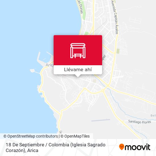 Mapa de 18 De Septiembre / Colombia (Iglesia Sagrado Corazón)