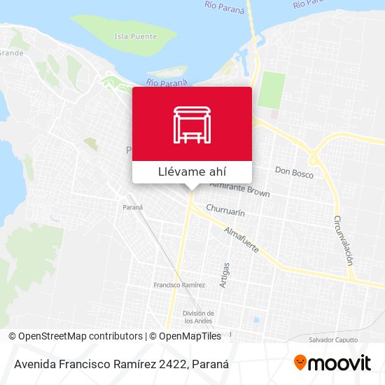 Mapa de Avenida Francisco Ramírez 2422