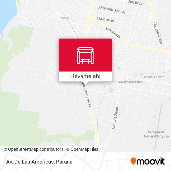 Mapa de Av. De Las Americas